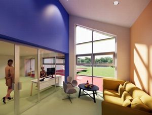 An artist impression of the proposed new play area at All Saints Nursery. Photo: Architettura Design Limited