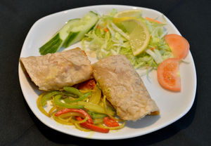 The keema chatt was a nice mixture of textures and flavours