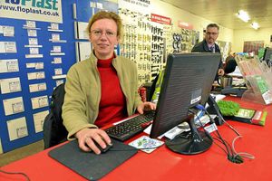 Ieva Blumberga was a teacher in Latvia but now works at a building merchants in Wolverhampton