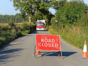 Supporting image for story: Two injured and A458 closed near Bridgnorth after lorry and two cars crash