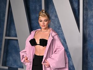 Supporting image for story: Florence Pugh debuts dramatic new Valentino campaign