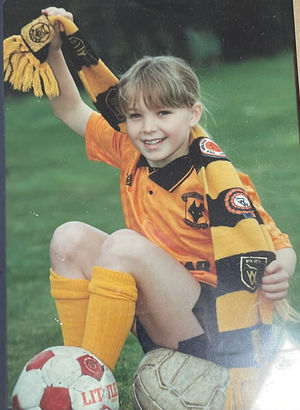 She went on to be scouted by Wolves at around the age of 14