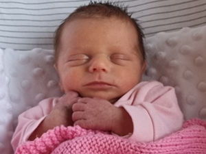 Supporting image for story: 'Her short life must not be forgotten' - Police release image of five-week-old baby Darcy as father found guilty of child's murder