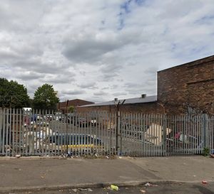 The car park site for the proposed pool party event in Newtown, Birmingham. Taken from Google Street View. 