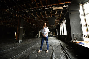 Assistant director of the Central Youth Theatre Holly Parry, takes a look around