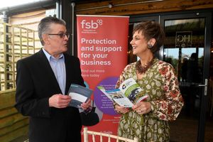 Mike Goodall and Emma Chapman from Shropshire Growth Hub