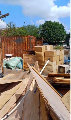 The car park site of the proposed Birmingham pool party event in Newtown. Photo submitted by police.