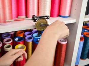 Supporting image for story: Electric thread gives power dressing a whole new meaning