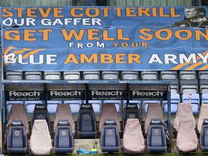 Supporting image for story: Steve Cotterill's battling brings a tear to your eye...we wanted to show we are fighting with him – Shrewsbury Town banner organisers 