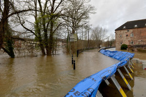 The River Severn is expected to overwhelm flood barriers today