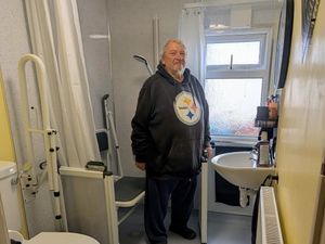 Supporting image for story: ‘Bathroom adaptation saved me from Indiana Jones-style maze’, says a Powys man