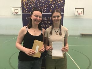 Sophie Nicholls, (left) reading history at Aberystwyth University and Isabelle Curry, reading ecology and wildlife at the University of Cumbria