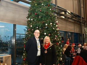 Supporting image for story: Walsall Manor Hospital bring Christmas cheer to Children's Ward with visit from Santa and his reindeers