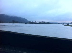 Flooding at Llandrinio