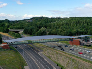 Supporting image for story: Telford's newest footbridge wins construction award