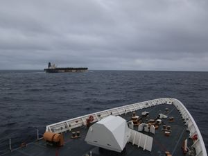 Supporting image for story: US seizes Venezuela-linked oil tanker off British waters