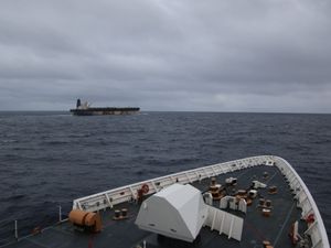 Supporting image for story: US seizes Venezuela-linked oil tanker off British waters