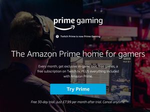 Supporting image for story: Amazon rebrands Twitch Prime to Prime Gaming