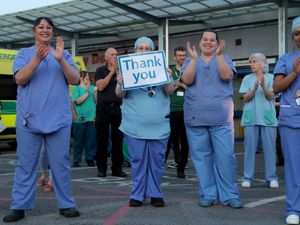 Supporting image for story: Health workers stage protest to press the PM on pay decision