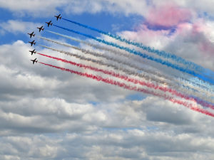 Supporting image for story: Red Arrows cancelled for this year's Shrewsbury Flower Show