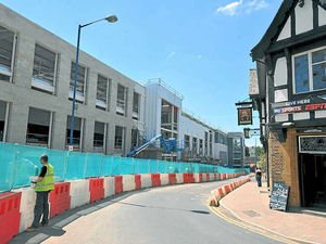 Supporting image for story: Eye-catching Tesco supermarket taking shape on site of former Stourbridge shopping centre