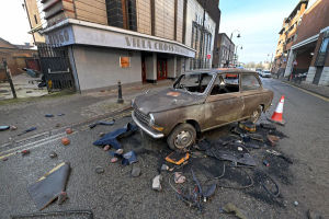 Skinner Street in Wolverhampton made up to represent Lozells