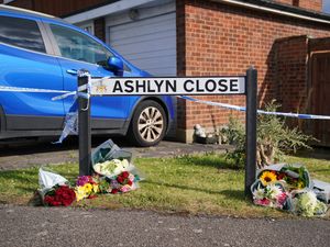 A view of the scene in Ashlyn Close, Bushey, Hertfordshire (Jonathan Brady/PA)