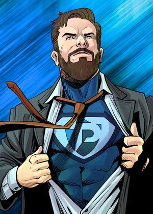 The superhero branding 