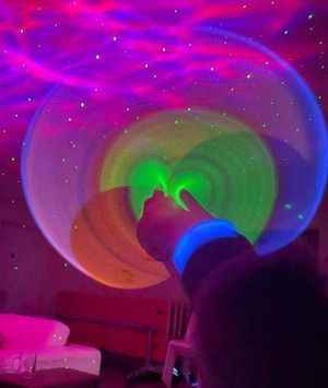 Sensory lights being used to reduce anxiety