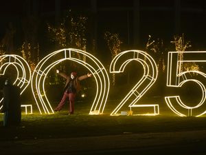 Supporting image for story: The world welcomes 2025 with fireworks and light shows