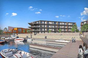 Supporting image for story: Artist's impression of vision for new marina in Stourport