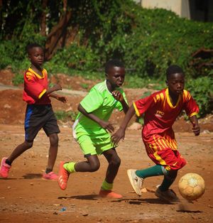 Supporting image for story: Black Country couple to host junior football tournament in the slums of Nairobi