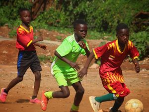 Supporting image for story: Black Country couple to host junior football tournament in the slums of Nairobi