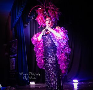 Miss Linda Matthews at The Ultimate Ladies Night Show