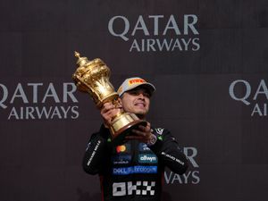 Supporting image for story: Lando Norris wins his first British Grand Prix as Oscar Piastri pays the penalty