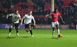 Liam Gordon fires the Saddlers in front