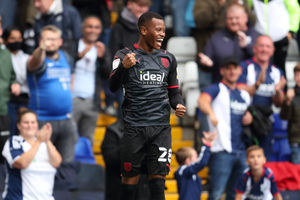 Rayhaan Tulloch of West Bromwich Albion celebrates after scoring a goal to make it 4-0. (AMA)