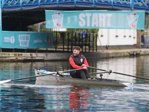 Supporting image for story: Jordan North begins 100-mile rowing challenge for Comic Relief