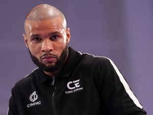 Chris Eubank Jr poses ahead of his bout against Conor Benn