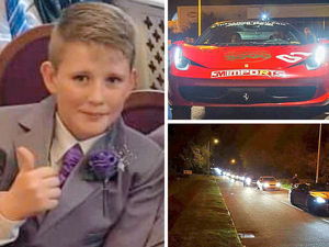 Supporting image for story: Christian Chandler: 200 join car cruise as £11,000 raised towards funeral of Telford teenager killed in bus crash