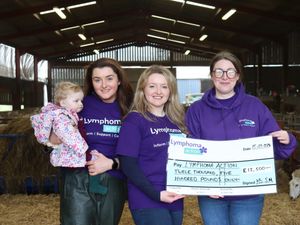 Supporting image for story: Newtown farming family raise over £12,500 in mother's memory