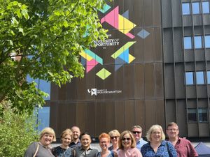 Supporting image for story: Former students enjoy trip down memory lane on reunion visit