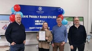 Supporting image for story: Care group steps up for Help for Heroes and raises over £14,000