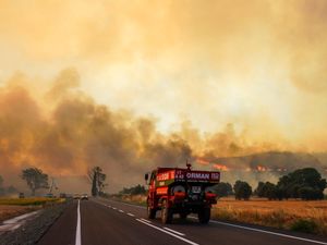 Supporting image for story: Deadly agricultural fire spreads through south-east Turkey