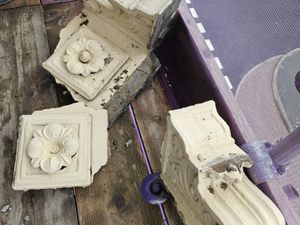 Supporting image for story: 'Lots of progress has been made' - Repairs continue at history Oswestry railway building