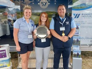Supporting image for story: Wynnstay celebrates successful return to Oswestry Show with award