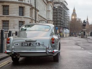 Supporting image for story: Licensed to thrill! Aston Martin to build limited run of ‘Goldfinger’ DB5s