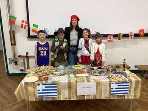 Pupils dressed in costumes from overseas and sampled a variety of international food at Coleham Primary School