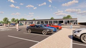 A new retail park set to be built non the site of Shrewsbury's former Pitch N Putt golf course
