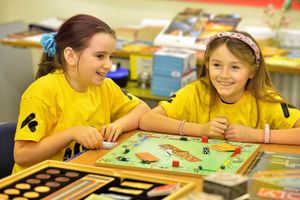 Alexis Festa and Abbie Peake, both aged 10